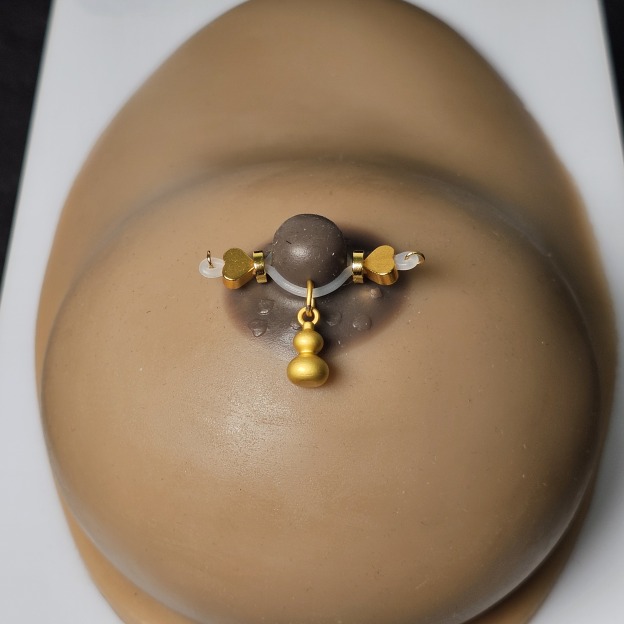 24K gold milk clamp gourd