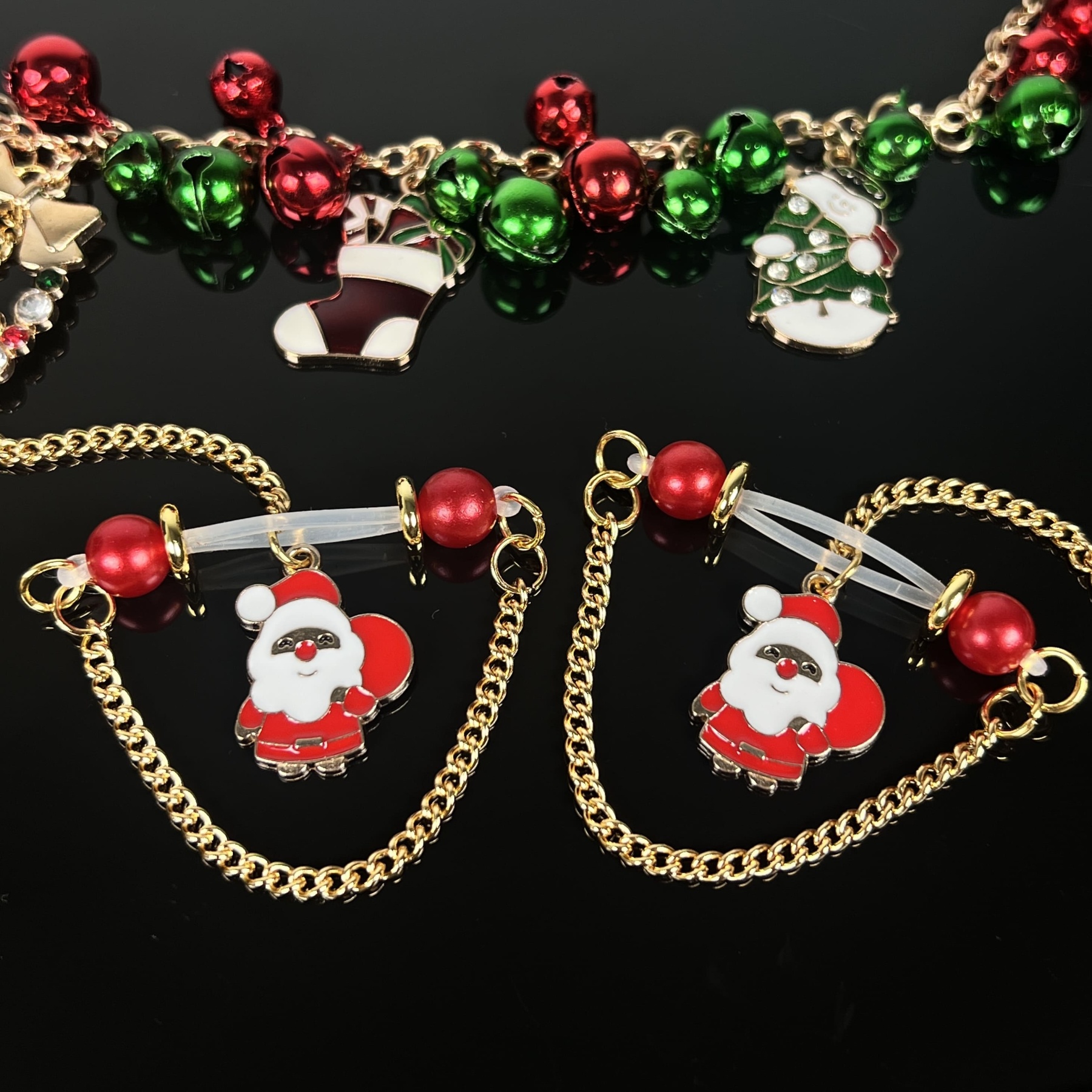 JollyRed Christmas Chain Set