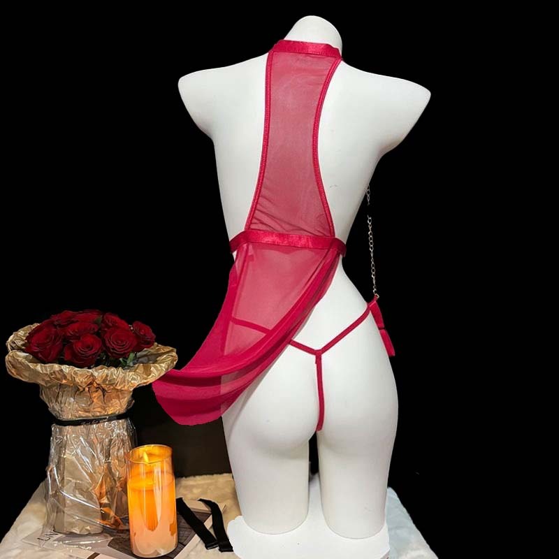 Nipple clamp mesh skirt set