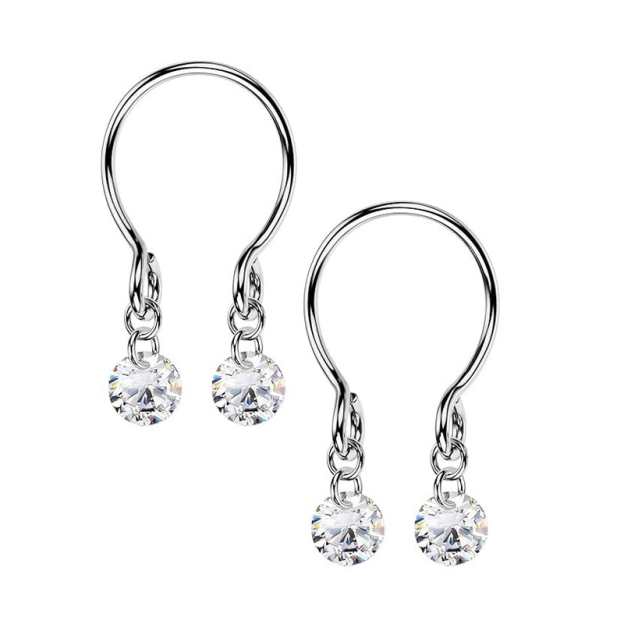 Punk-Style Spiked U-Shaped Nipple Ring