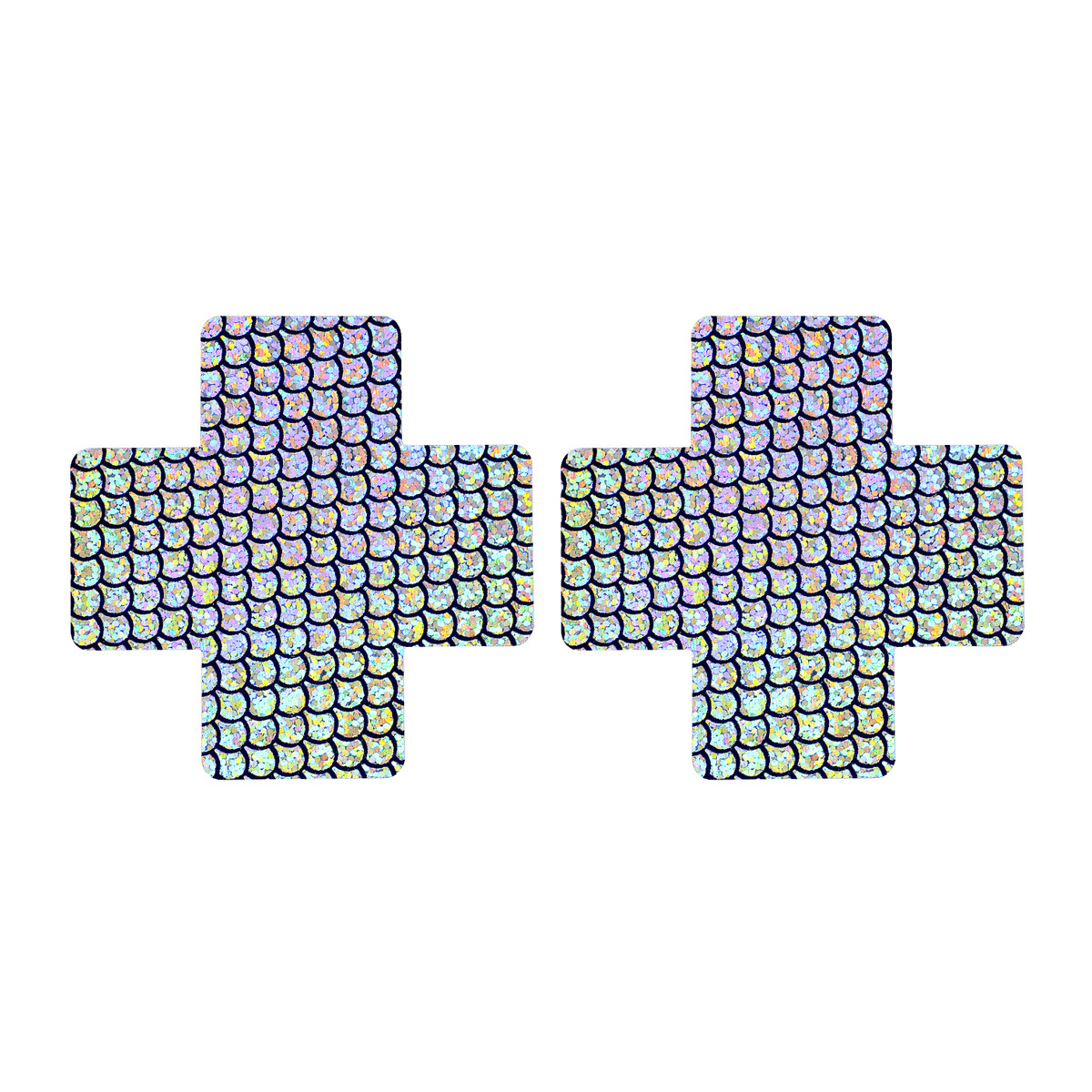Iridescent Mermaid Scale Nipple Covers