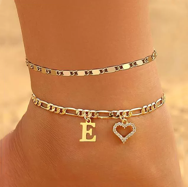 Custom Zircon Pendant Anklet