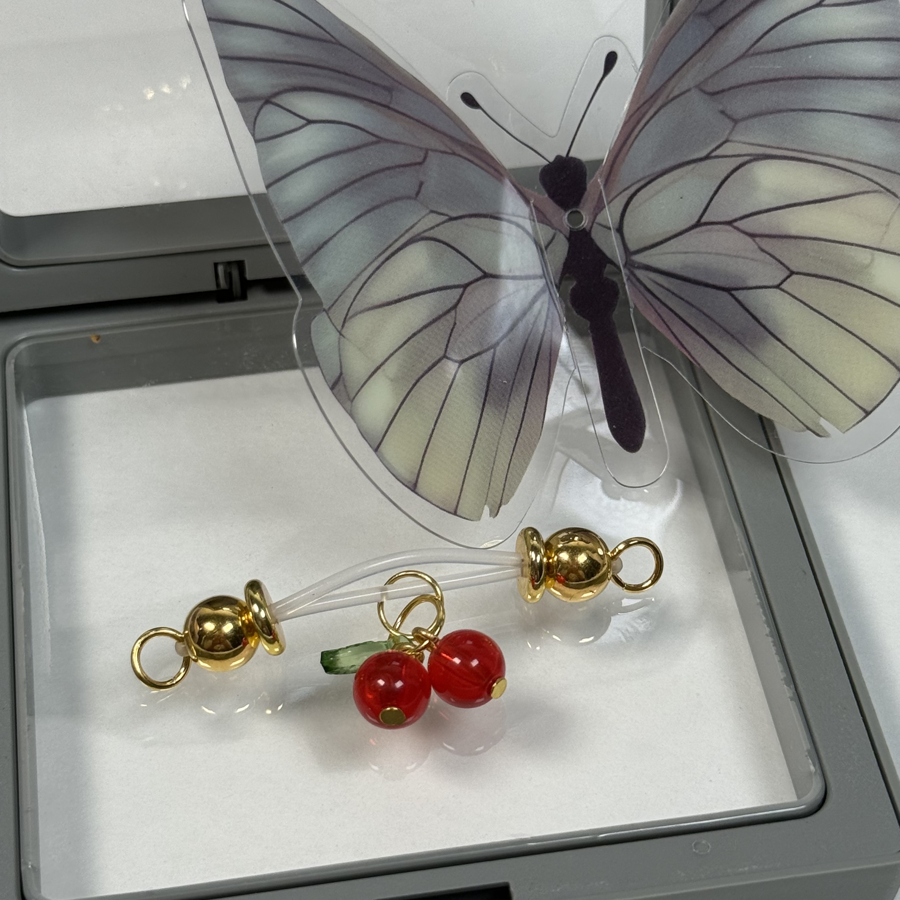 Crystal Cherry Pendant