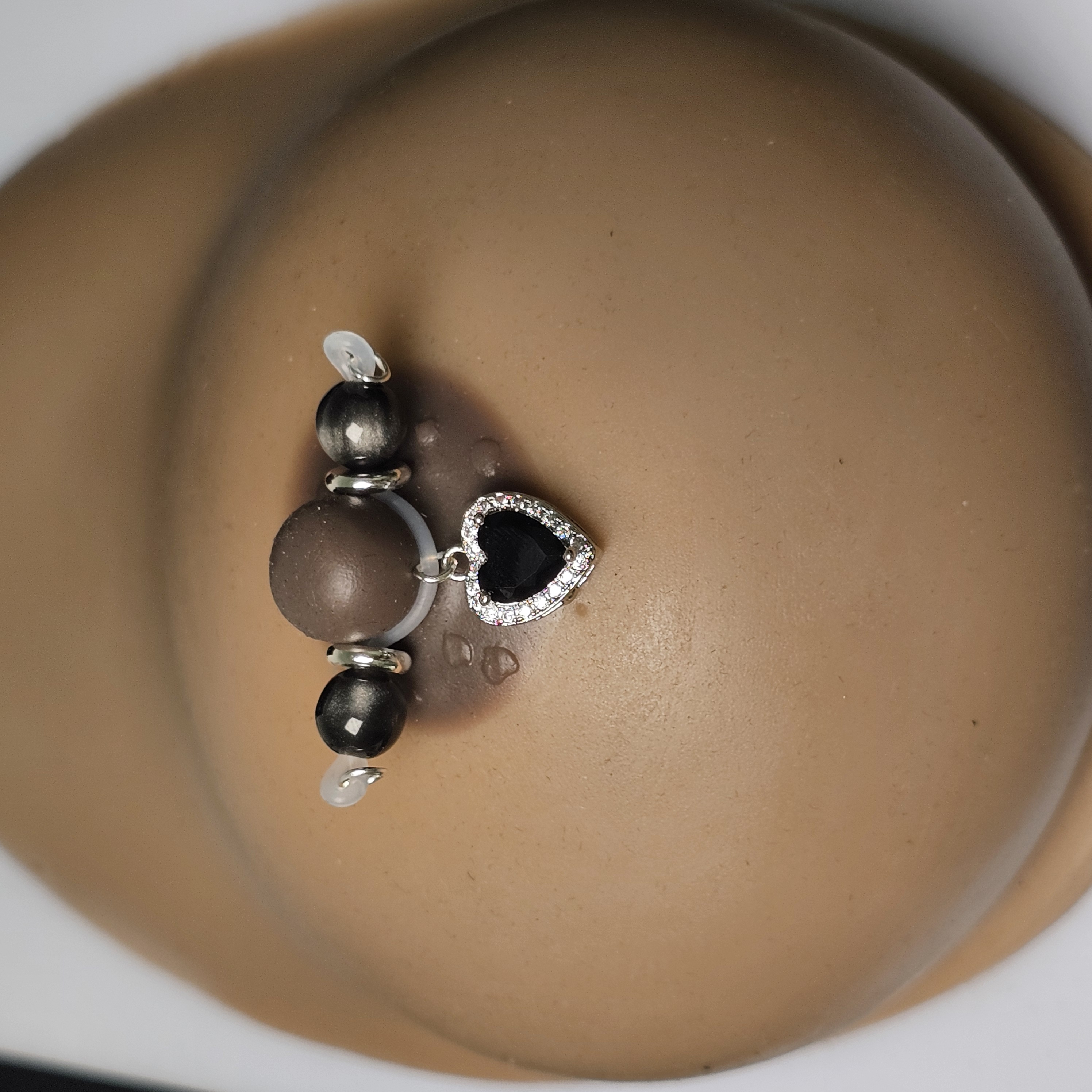 Black crystal + black gemstone