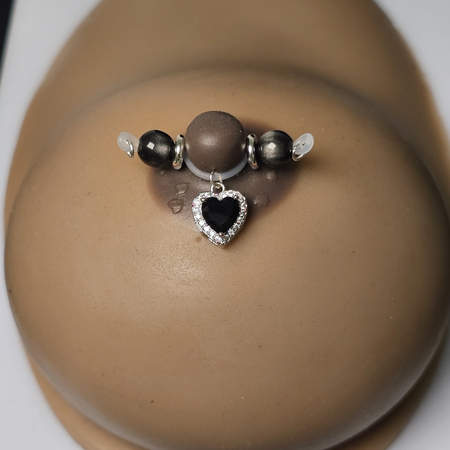 Black crystal + black gemstone