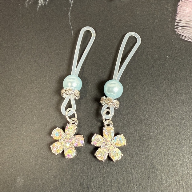 Diamond Flower Adjustable Nipple Clamps