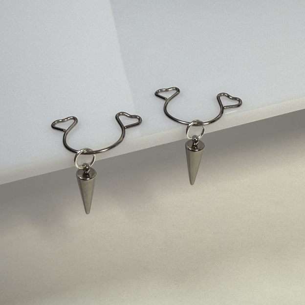 No-piercing personalized nipple rings