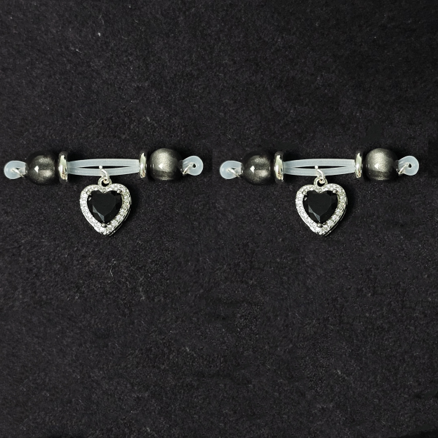 Black crystal + black gemstone