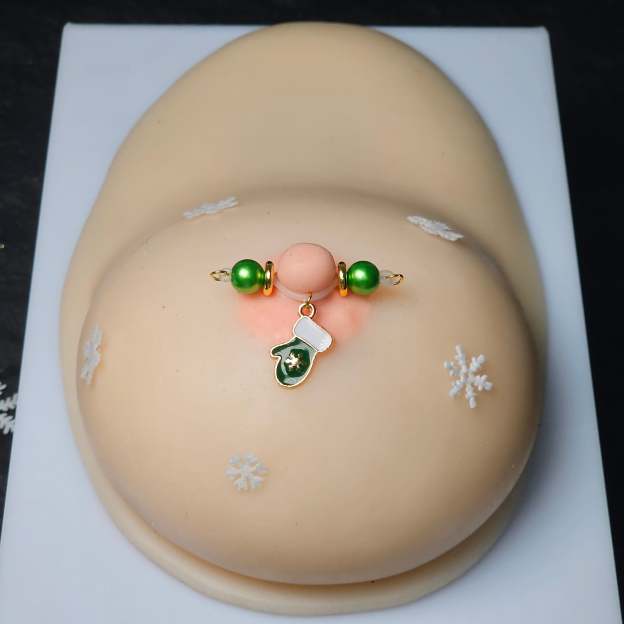 Christmas crystal gloves