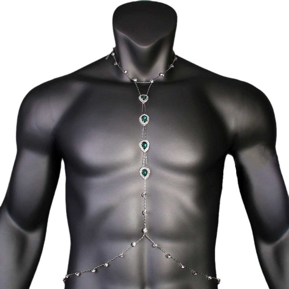 Emerald Vanguard Men’s Body Chain