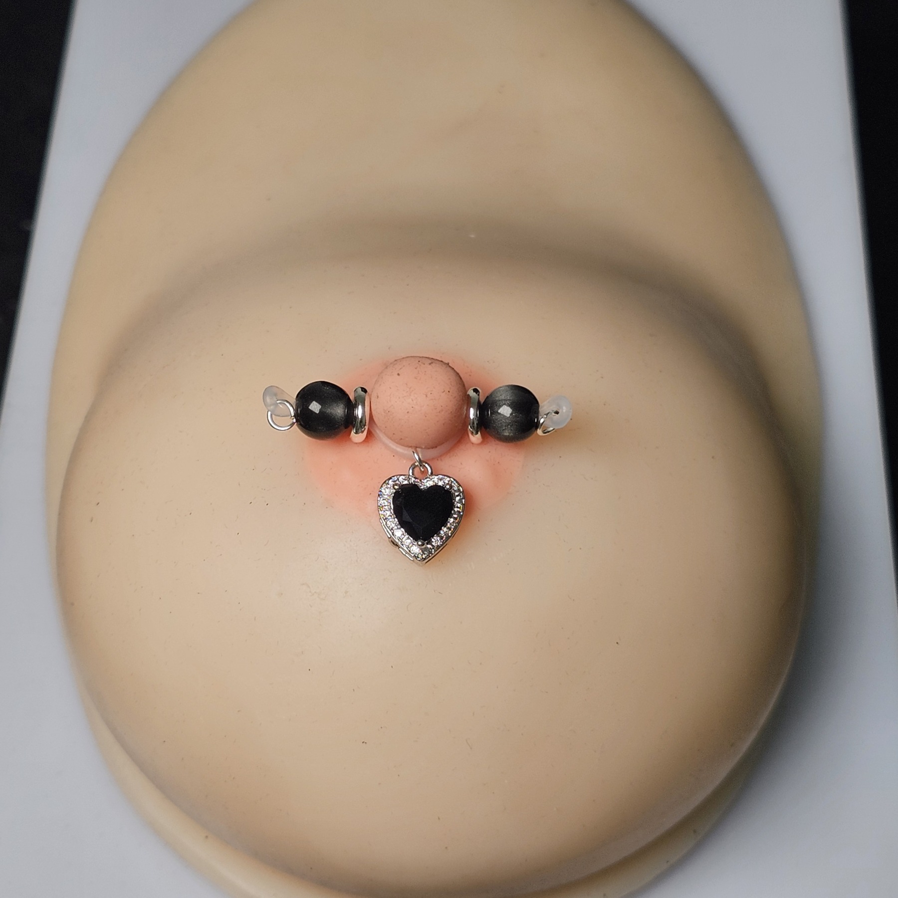 Black crystal + black gemstone