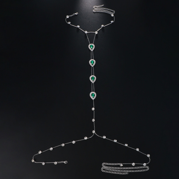 Emerald Vanguard Men’s Body Chain