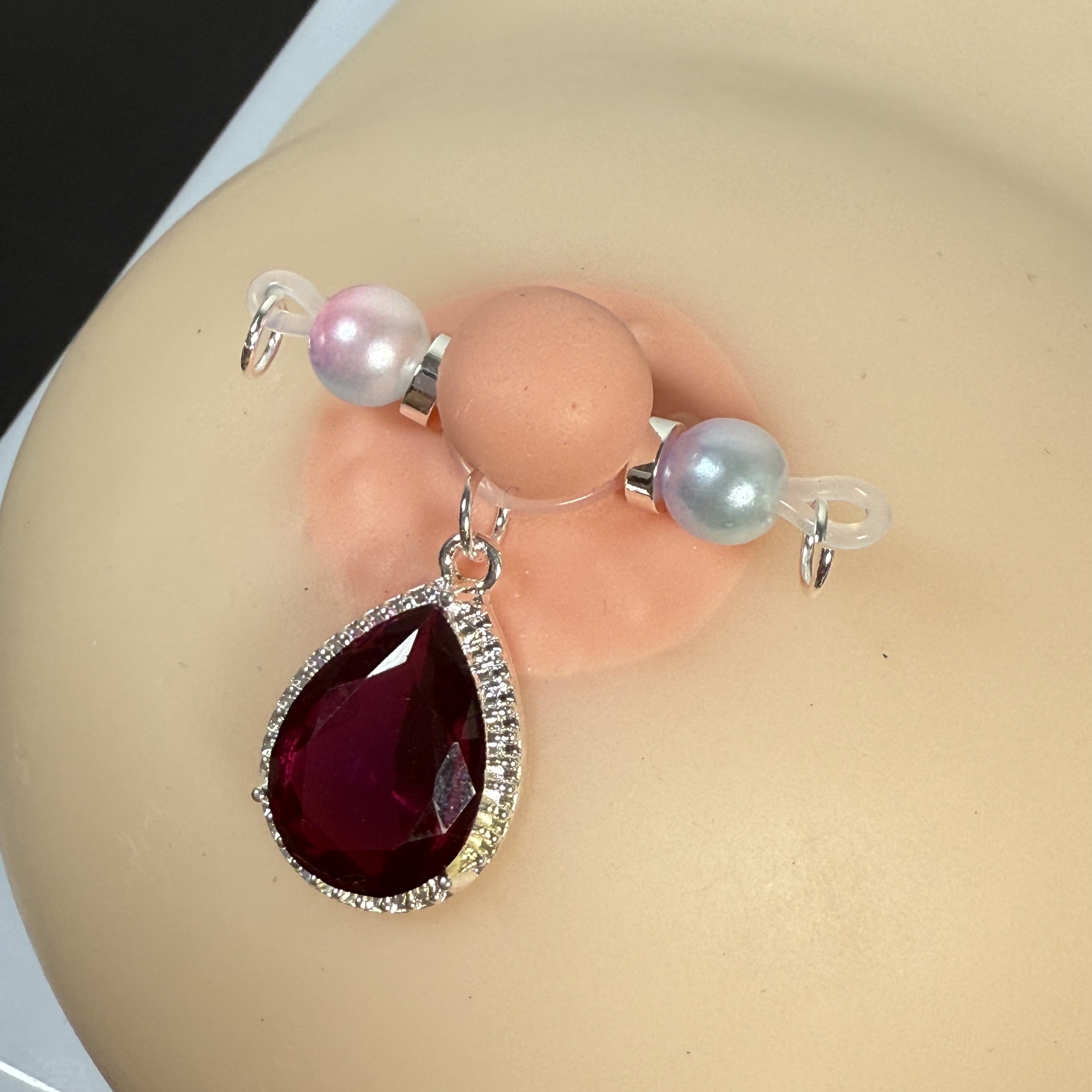 Anti-detachment nipple decoration