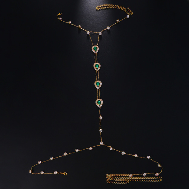 Emerald Vanguard Men’s Body Chain