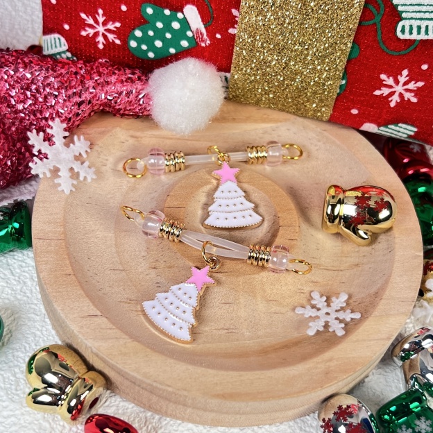 Holiday Frost Tree Clips🎁🎄