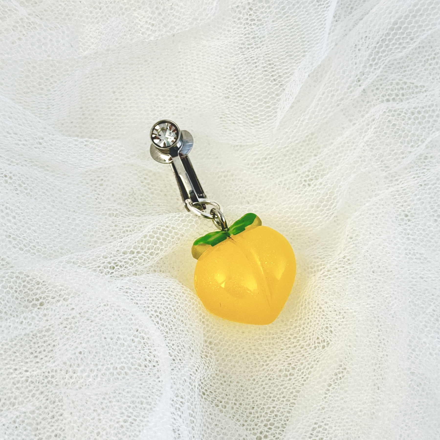 Energy Peach Adjustable Navel Clip