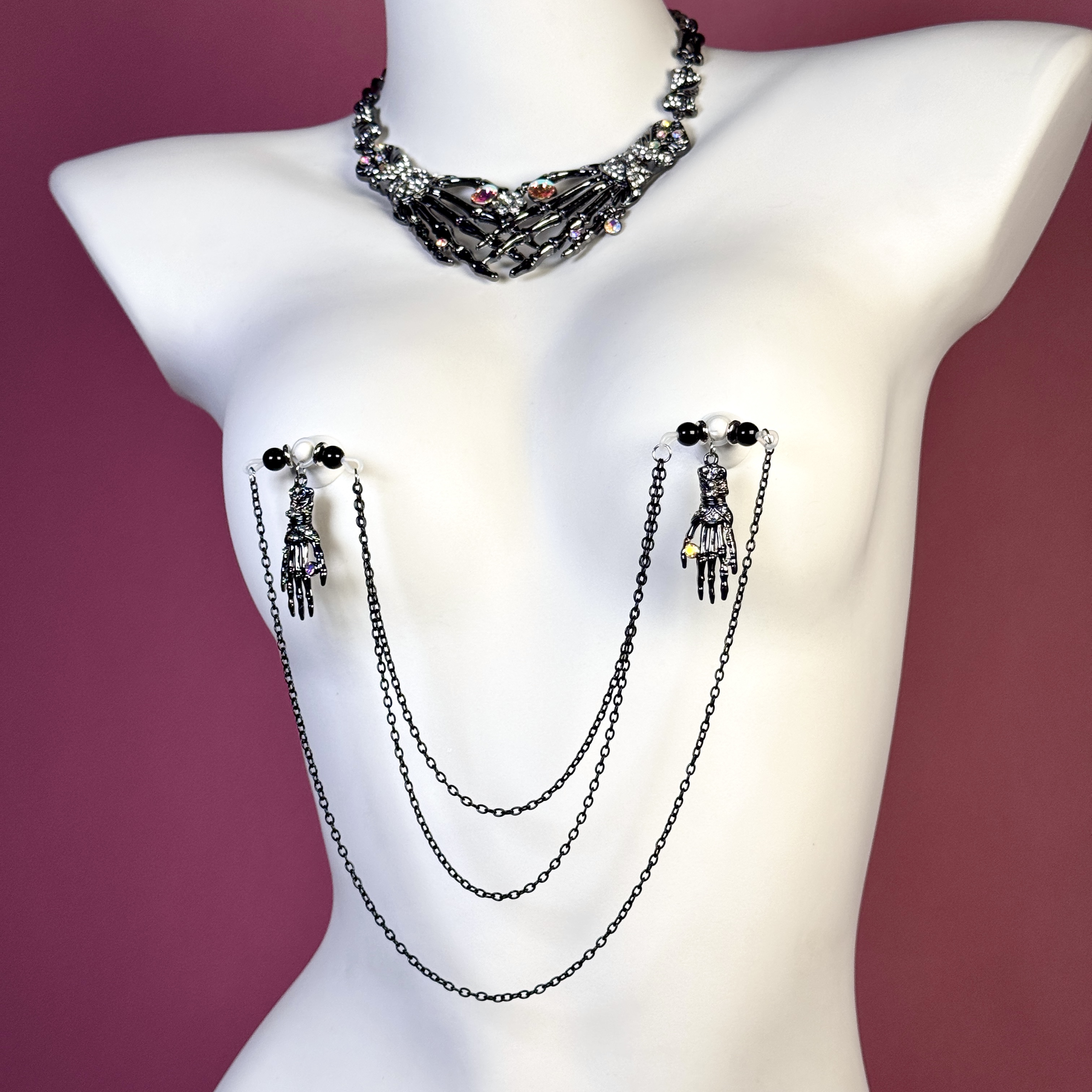 Gothic Claw Body Chain
