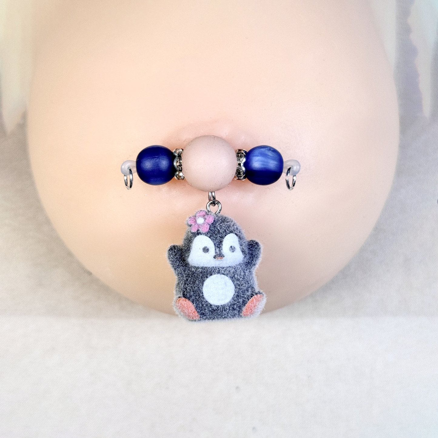 Little Penguin Plush Nipple Jewelry