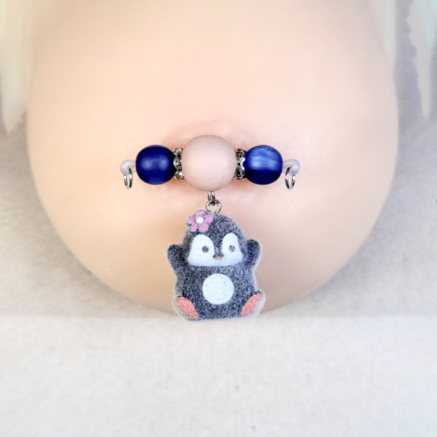 Little Penguin Plush Nipple Jewelry