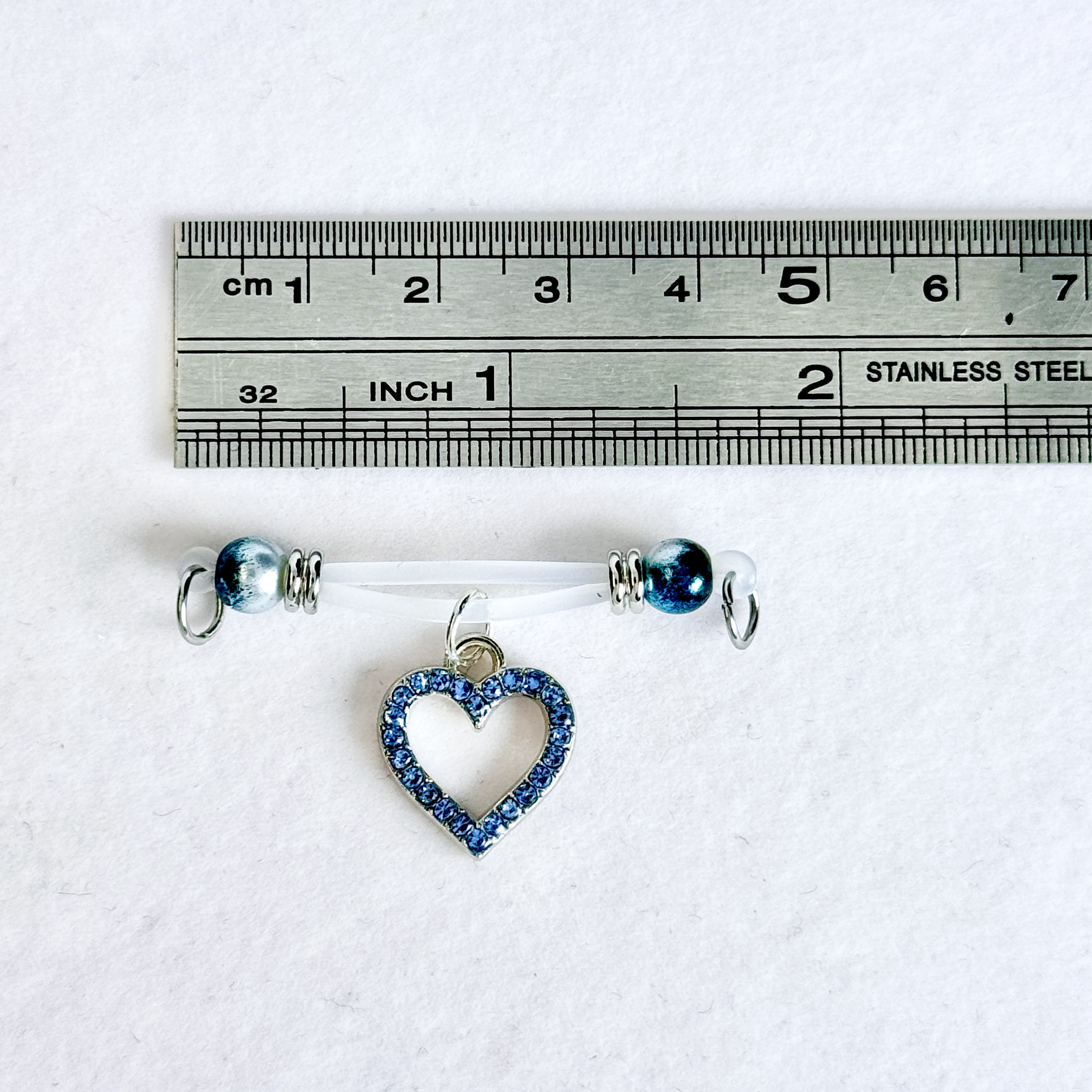 Luna Sapphire Heart Clips™
