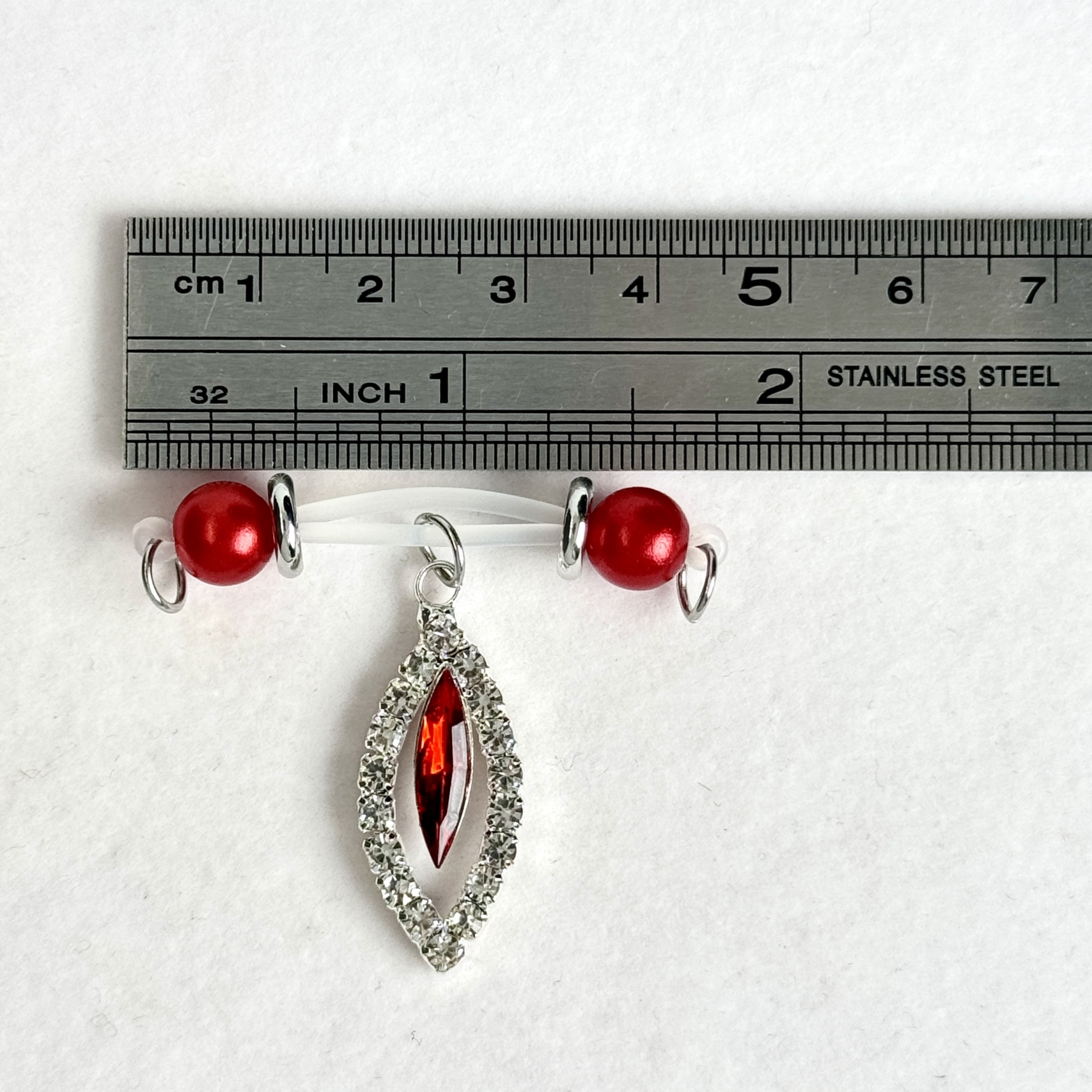 Ruby Charm Nipple Clamp Set