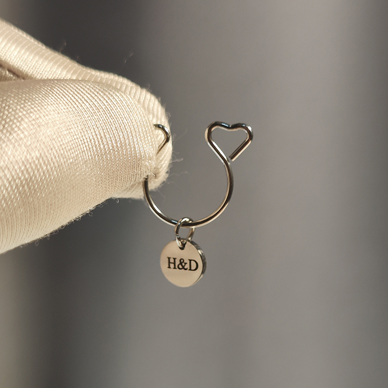 🔠Customized round letter nipple clamps-Thyye