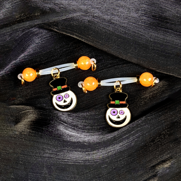 Halloween Frosty Charm Nipple Jewelry