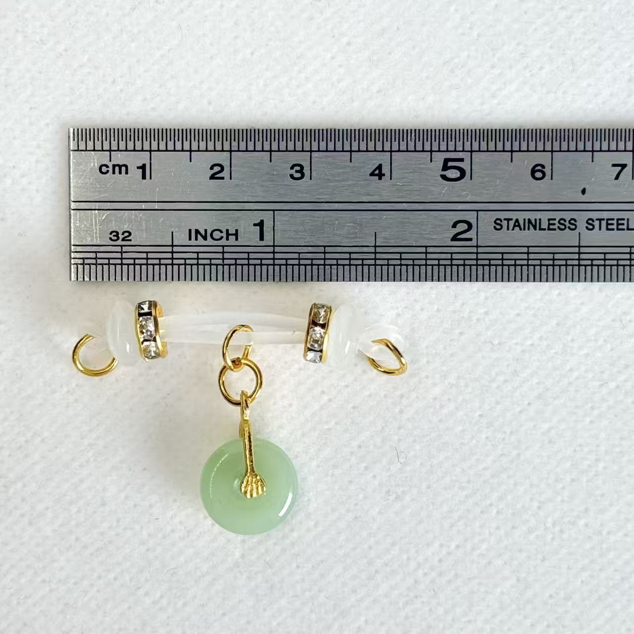 Emerald Sphere Luxe Clips