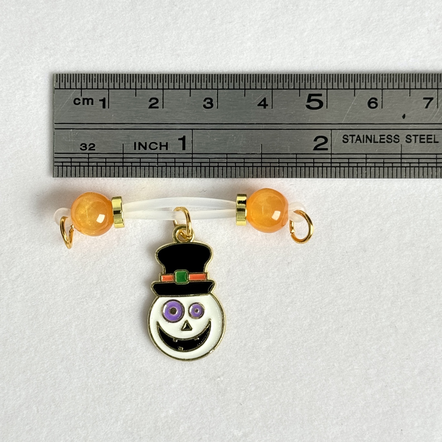 Halloween Frosty Charm Nipple Jewelry