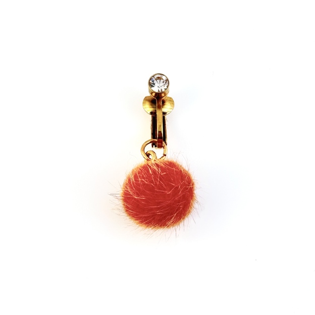 Citrus Pom-Pom Non-Piercing Navel Clip