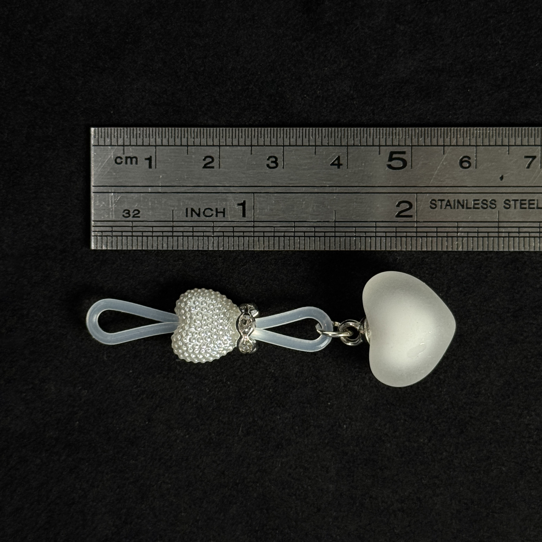 Ivory Heartbeat Clip