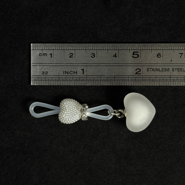 Ivory Heartbeat Clip