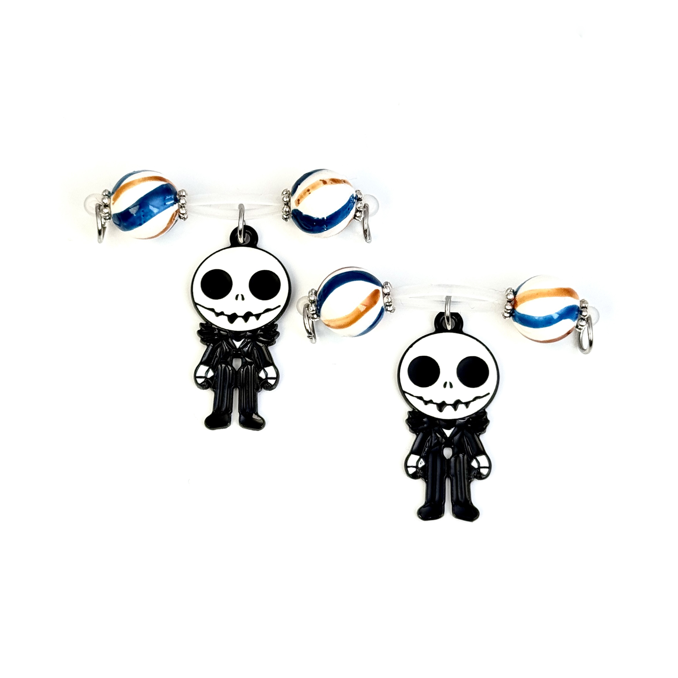 Cute Skull Doll Halloween Nipple Jewelry