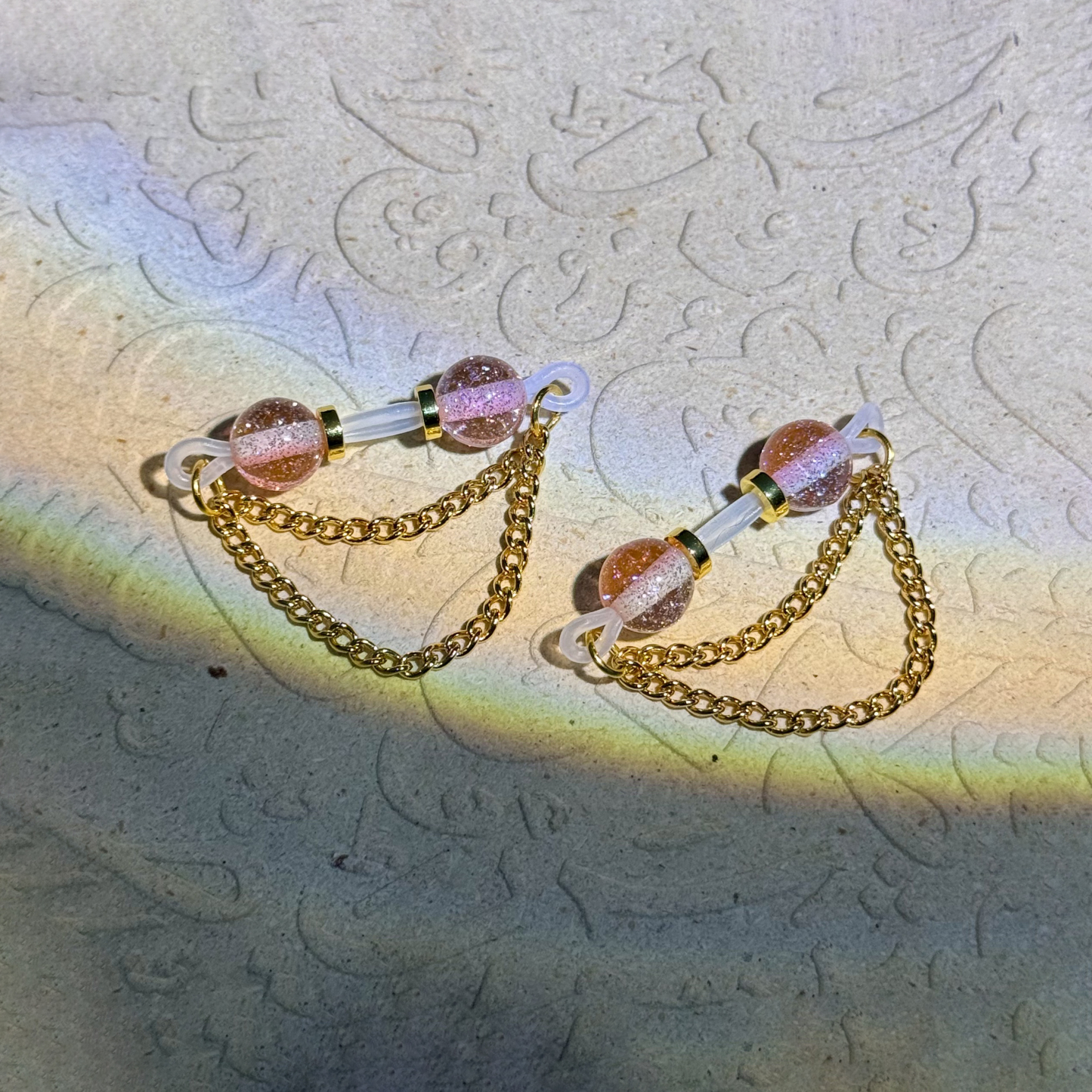 Blush Chain Nipple Clip