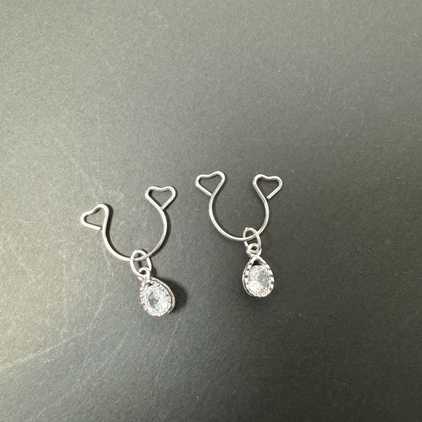 Adjustable fake nipple decoration - exquisite diamond