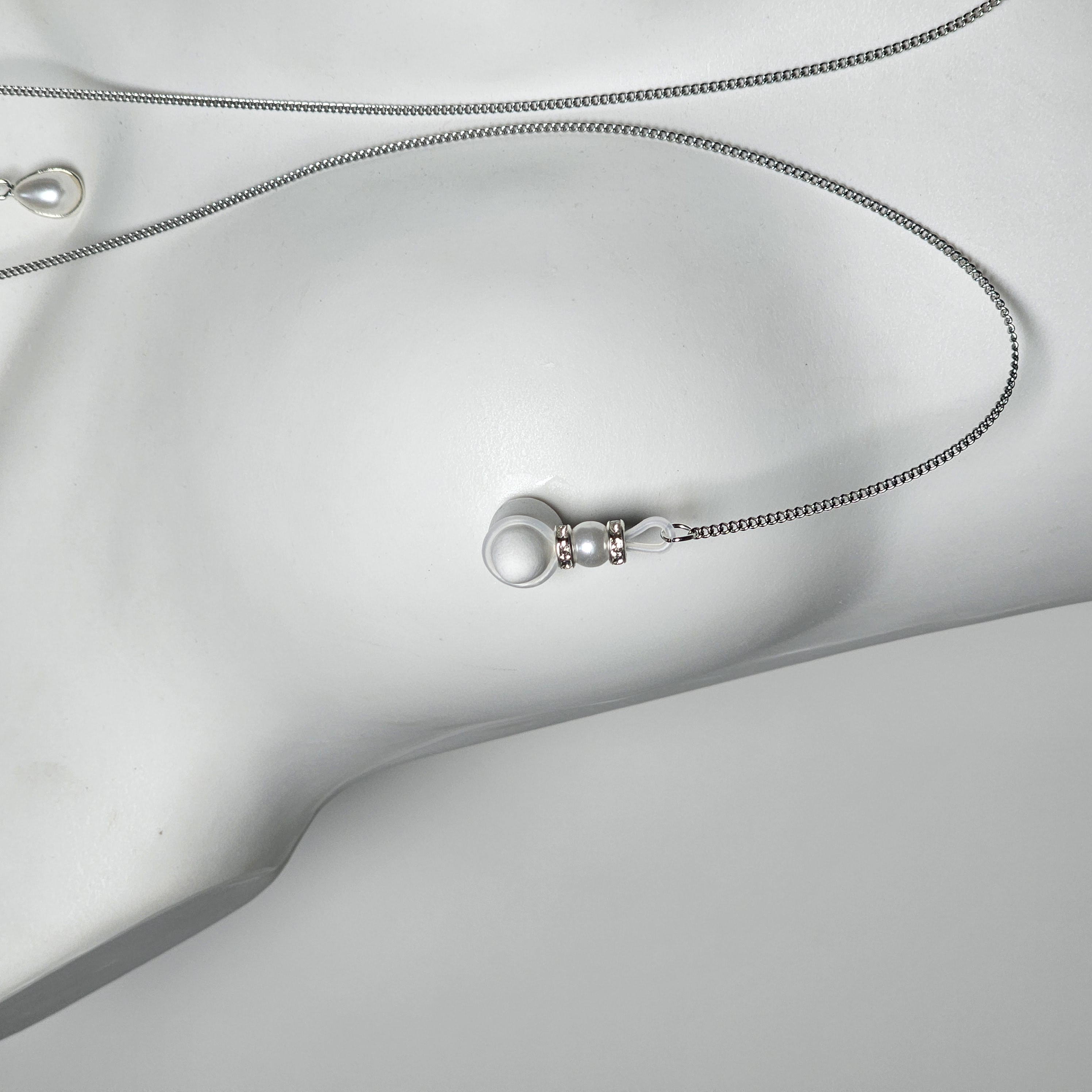 Pearl Nipple Clamp Necklace