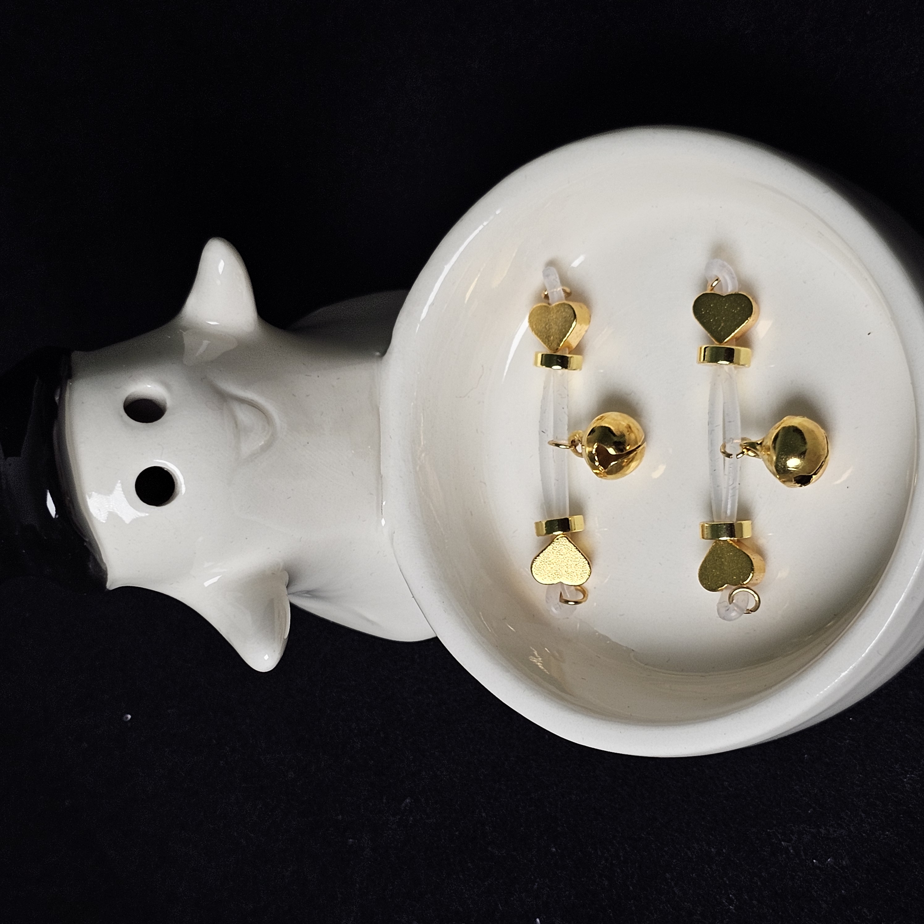 24k gold nipple clamp bell style