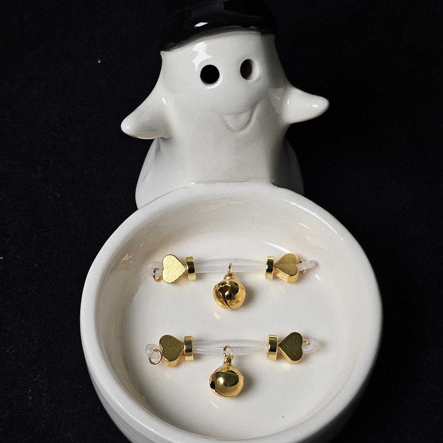 24k gold nipple clamp bell style