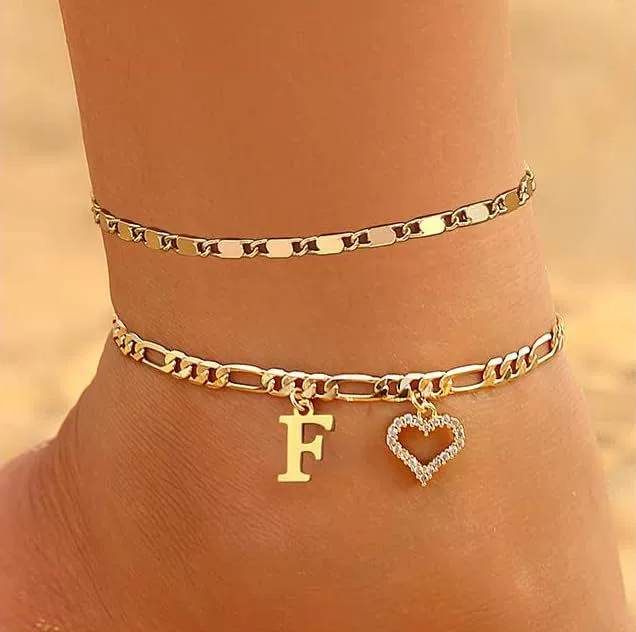 Custom Zircon Pendant Anklet