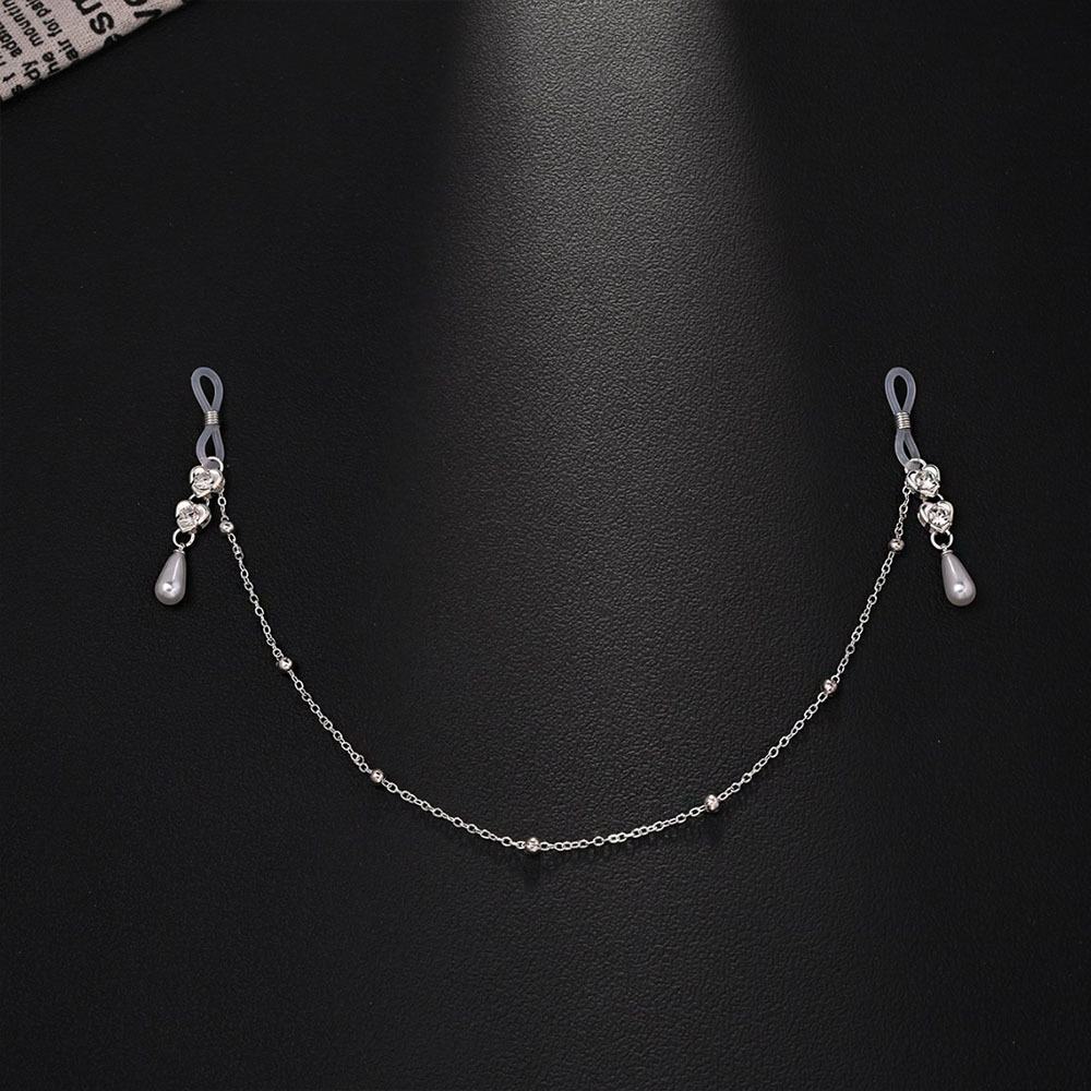 Pearl pendant nipple chain