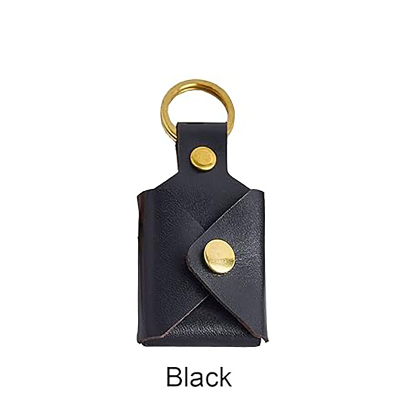 Color Printed Photo Small Leather Purse Keychain-Thyye