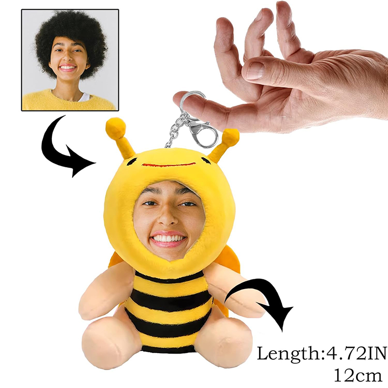 DIY photo doll pendant backpack keychain-Thyye