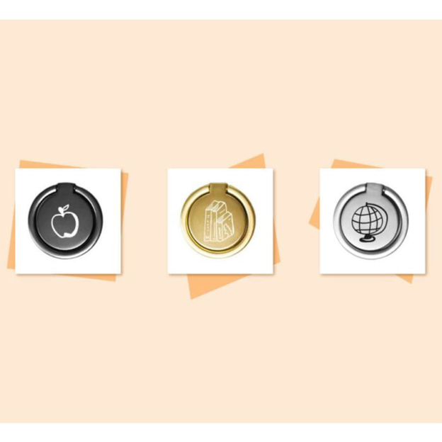 Custom Matte Metal Phone Ring Holder-Thyye