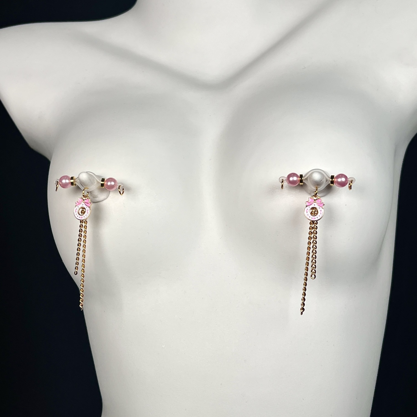 Blush Donut Luxe Clips