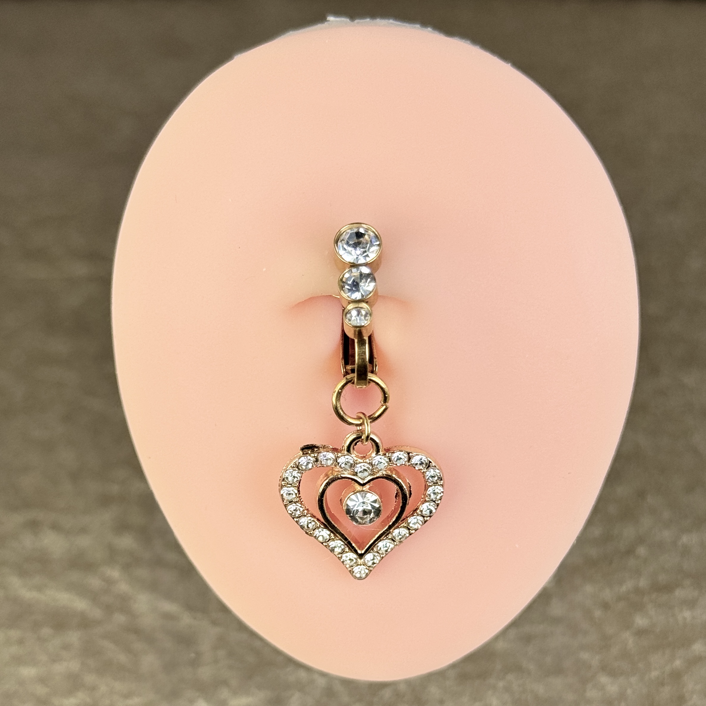 Royal Heart Crystal Charm