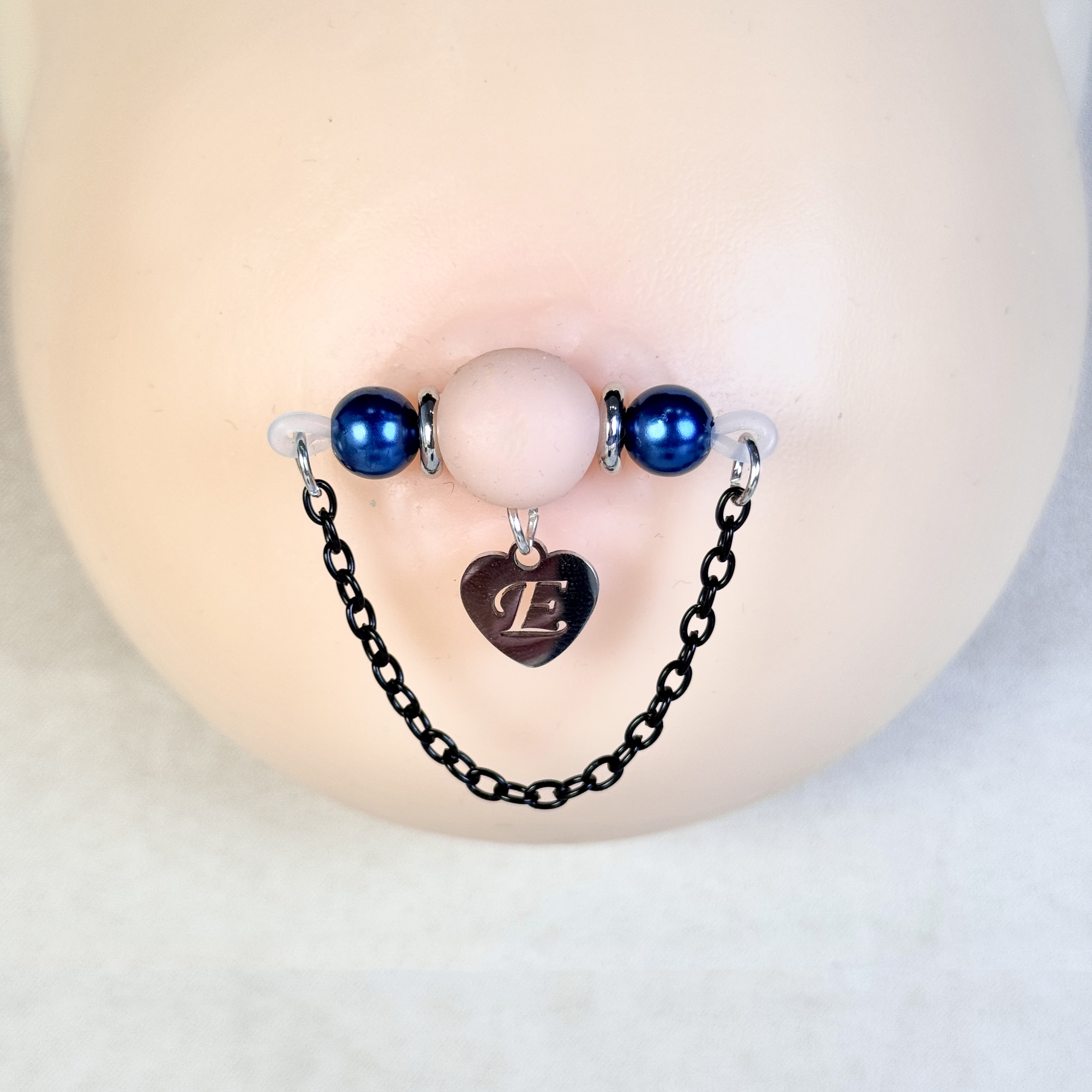 Personalized Initial Chain Jewelry Clip