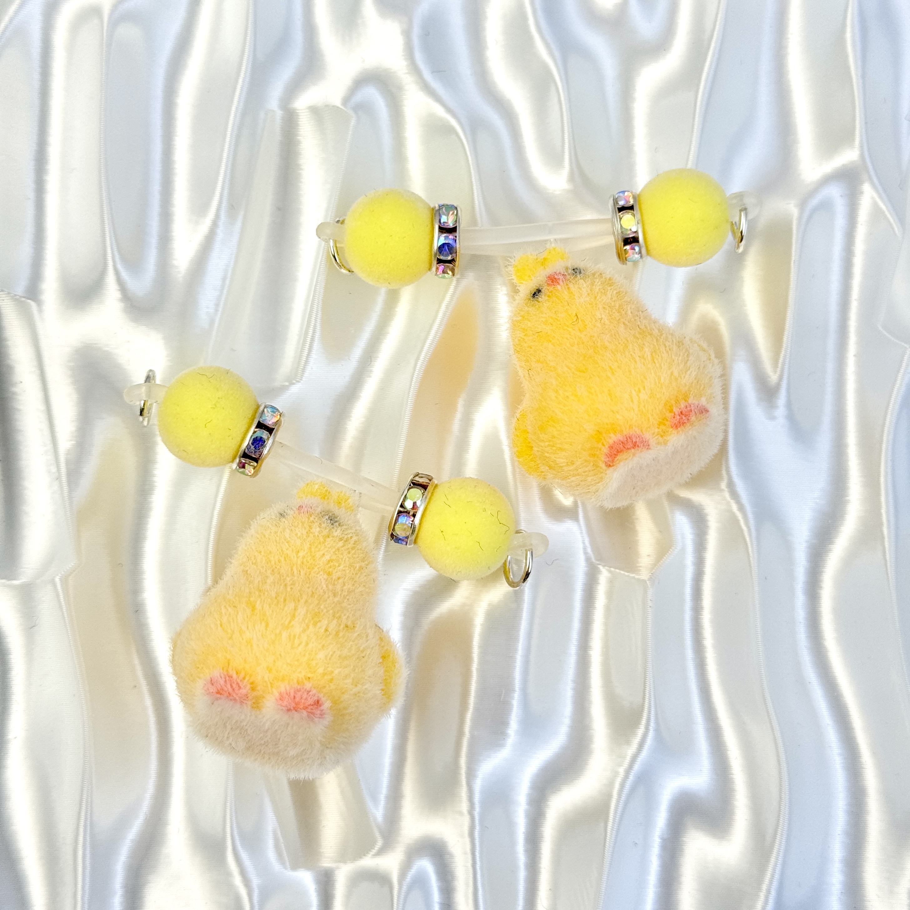 Baby Chick Plush Nipple Jewelry