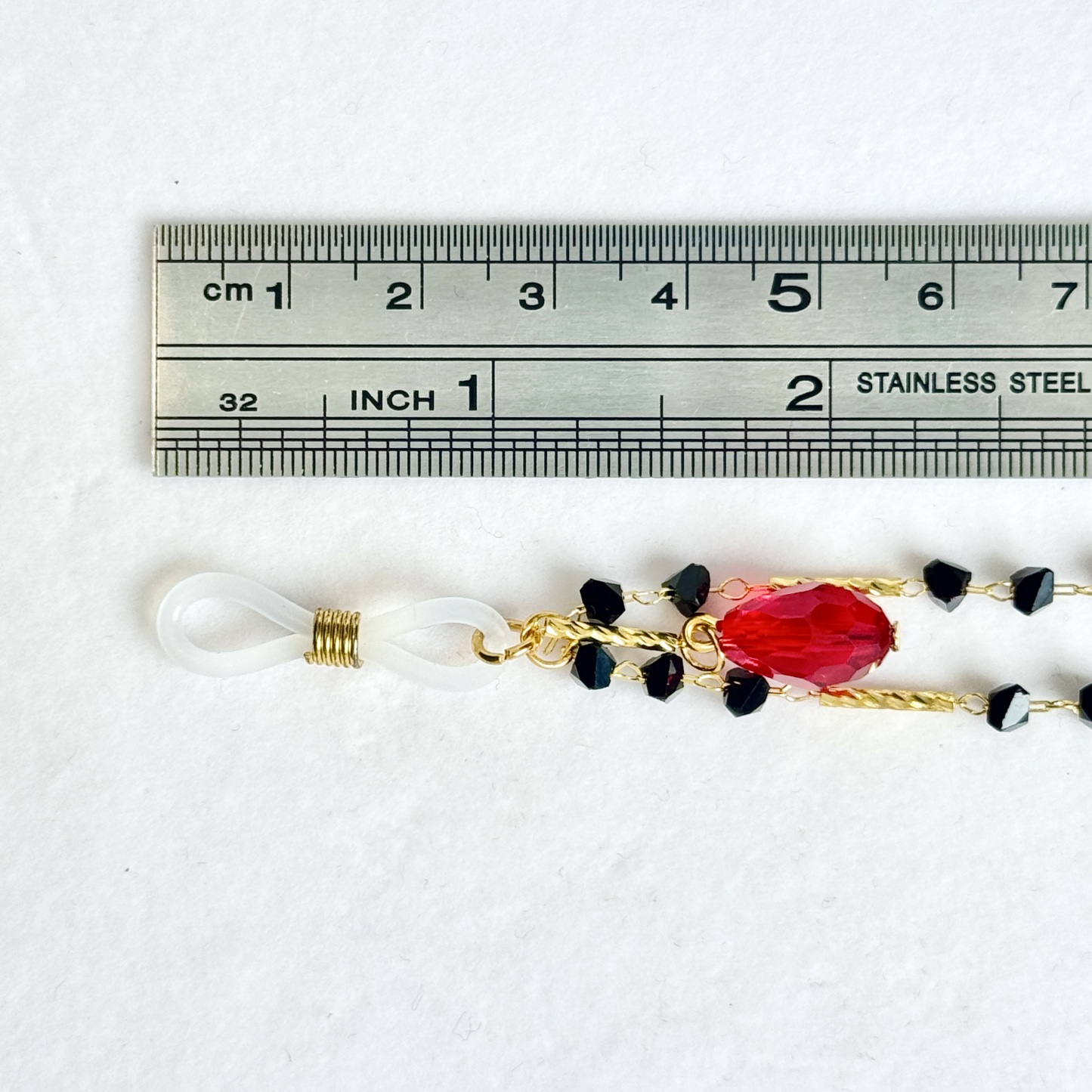 Ruby Drop Faux Nipple Chain