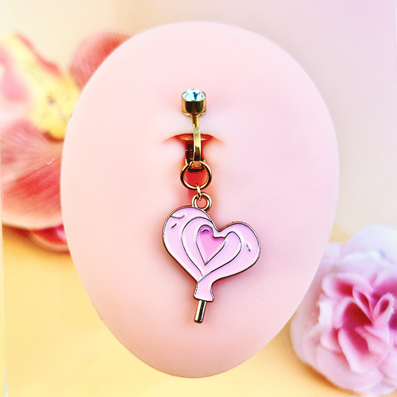 Sweetheart Lollipop Belly Clip