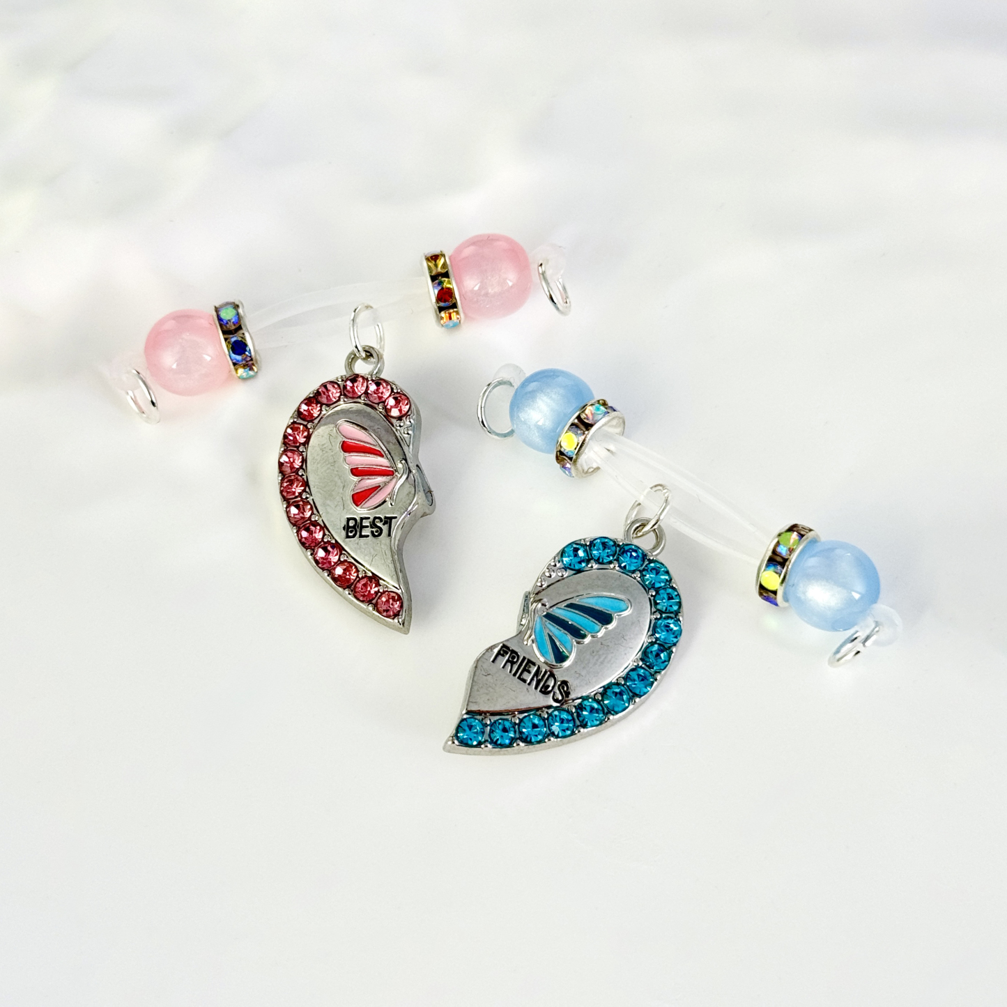 Eternal Duo Crystal Heart Set